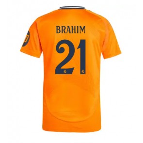 Real Madrid Brahim Diaz #21 Bortatröja 2024-25 Kortärmad